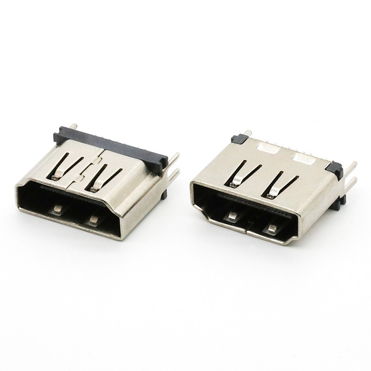 Straddle Mount 1.6MM Dip Type High Definition Multimedia Interface A Female Connector