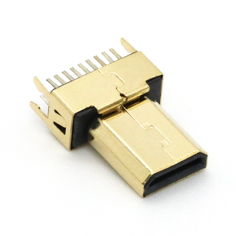 Straddle Mount 1.6MM High Definition Multimedia Interface D Type Male Connector