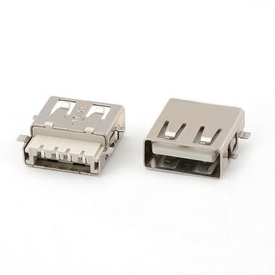 Surface Mount 180Degree USB 2.0 A Type 4Pin Female Socket Connector