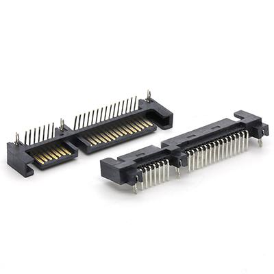 Surface Mount 22Pin SATA 7+15Pin Male Connector