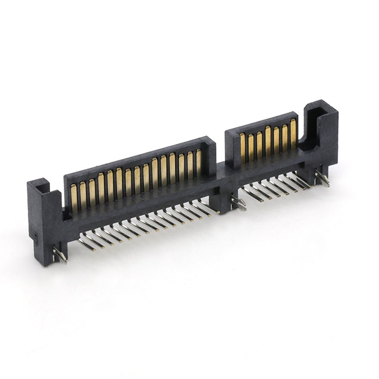 Surface Mount 22Pin SATA 7+15Pin Male Connector