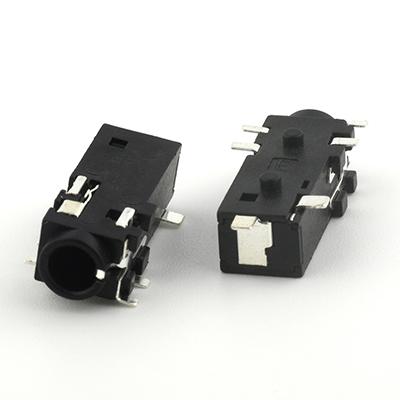 Surface Mount 3.5mm Audio Jacks 6Pin Phone Jack Connector