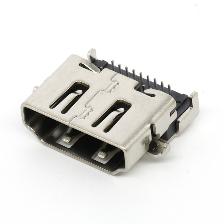 Surface Mount A Type High Definition Multimedia Interface Female Connector 19P 