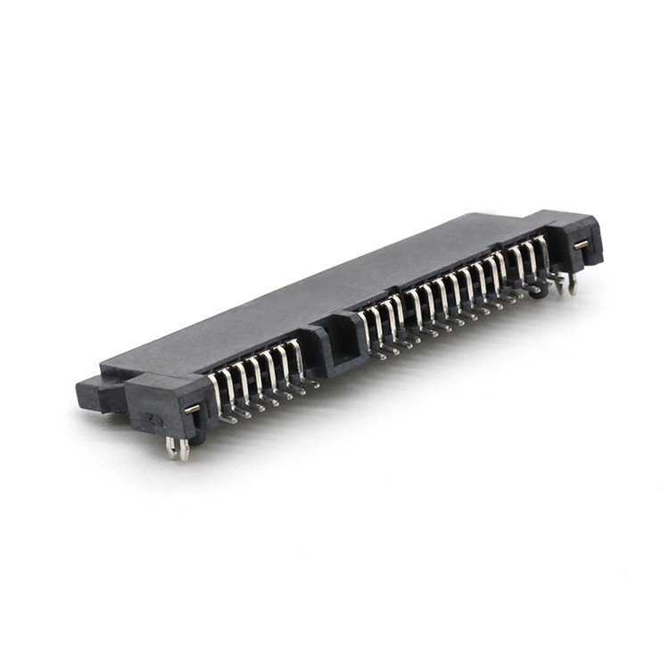 Surface Mount H3.5MM 22Pin SATA  7+15P Female Socket Connector 