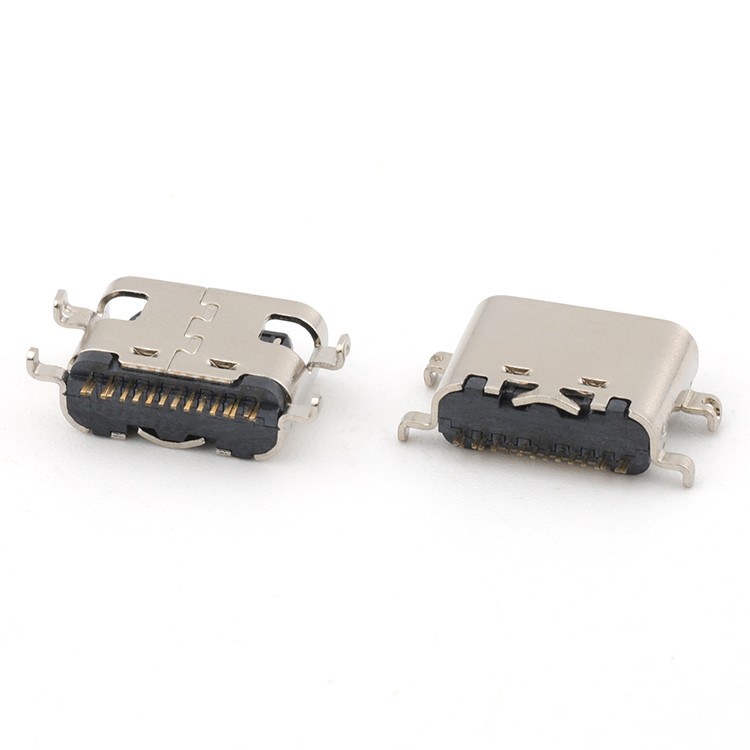 Surface Mount Heighten Type 16Pin USB 3.1 C Type Female Connector