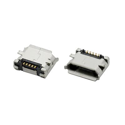 Surface Mount Micro 2.0 USB Type B Female Jack Receptacle Connector 5 Position 