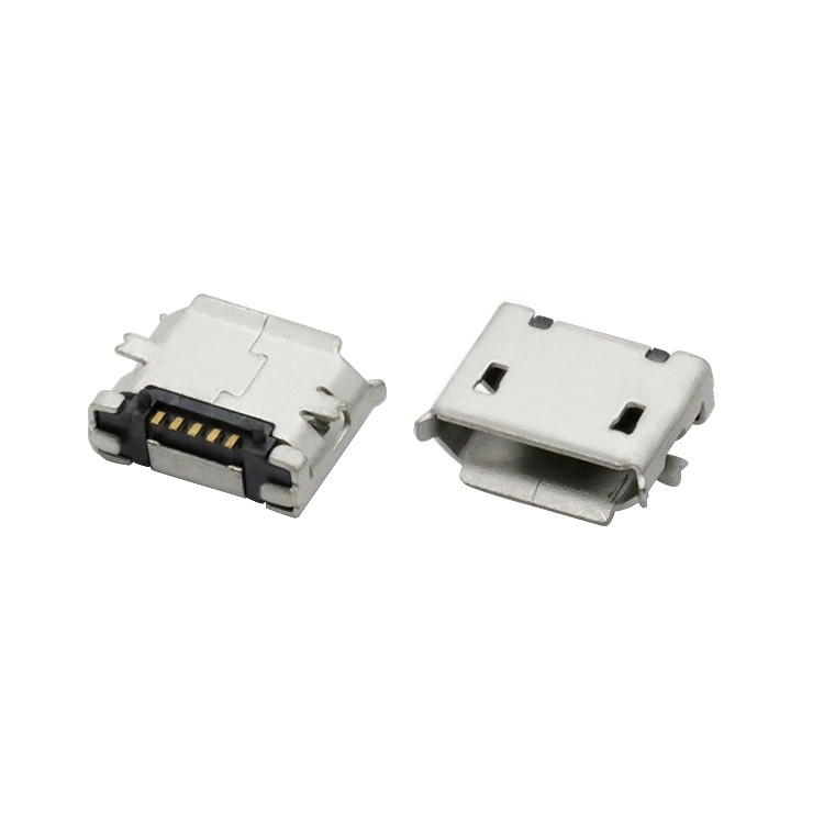 Surface Mount Micro 2.0 USB Type B Female Jack Receptacle Connector 5 Position 