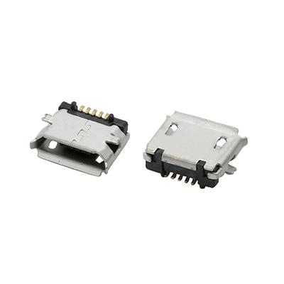 Surface Mount Micro USB 2.0 Connector B Type Female Connector 5Pin