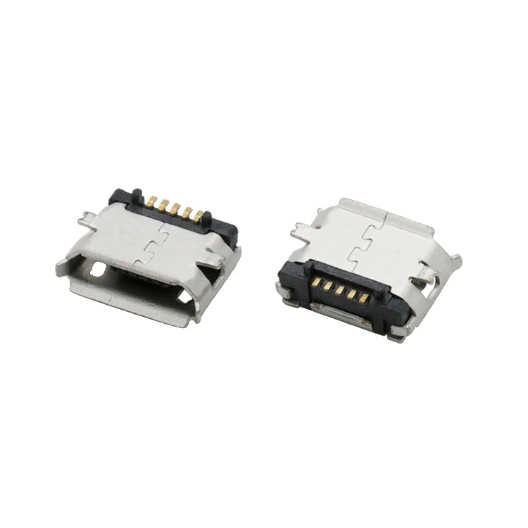 Surface Mount Micro USB 2.0 Connector B Type Female Connector 5Pin