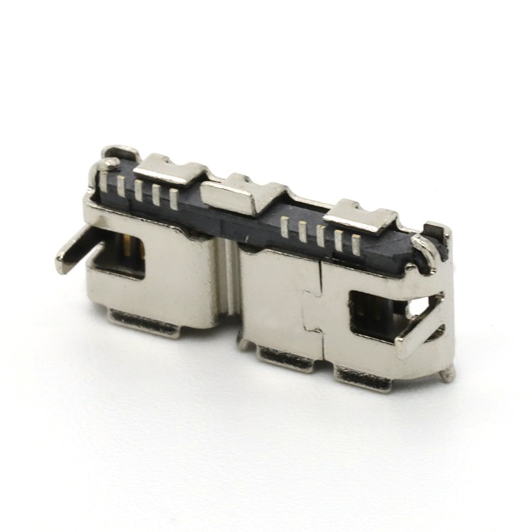 Surface Mount SMT Type Micro USB 3.0 B Type Female Connector