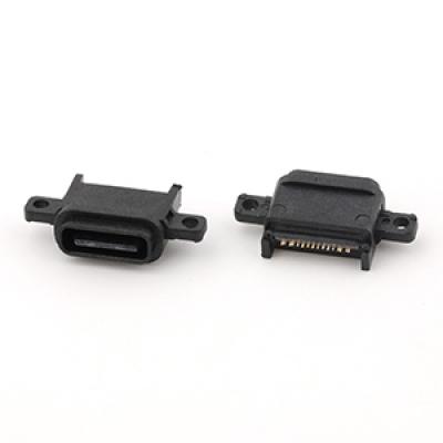 Surface Mount USB Type C 16Pin Female Socket Connector 