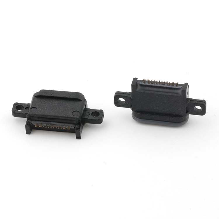 Surface Mount USB Type C 16Pin Female Socket Connector 