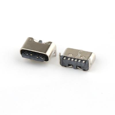 Surface Mount USB Type C 6P Female Connector USB C Female Connector