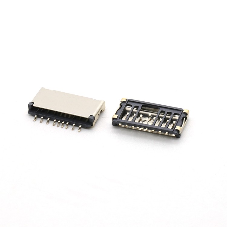 T-Flash Card Connector 1.5H Simple Switch Type 8PinT-Flash Connector