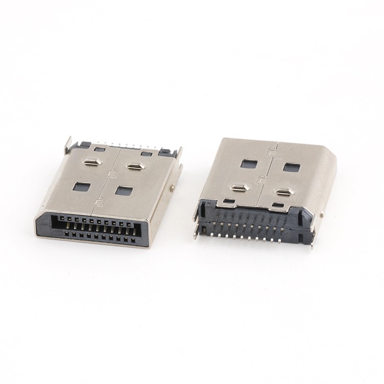 Through Hole Nickel Plated DP 20Pin Male Connector For 1.2MM PCB