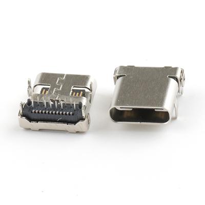 Top Mount USB C Socket Connector 24Pin USB 3.1 C Type Female Connector 