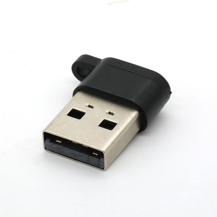 USB 2.0 A Type Male To 180 Degree USB C Type Female Converter Adapter 