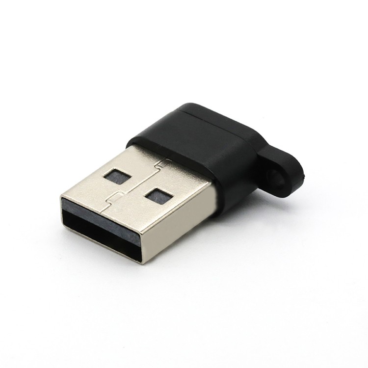 USB 2.0 Type A Male To Type C Female 180D with Aluminium Alloy Shell