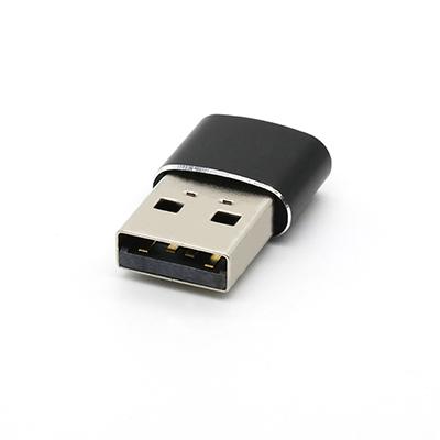 USB 2.0 Type A Male To Type C Female Adapter Aluminium Alloy,L=24MM 