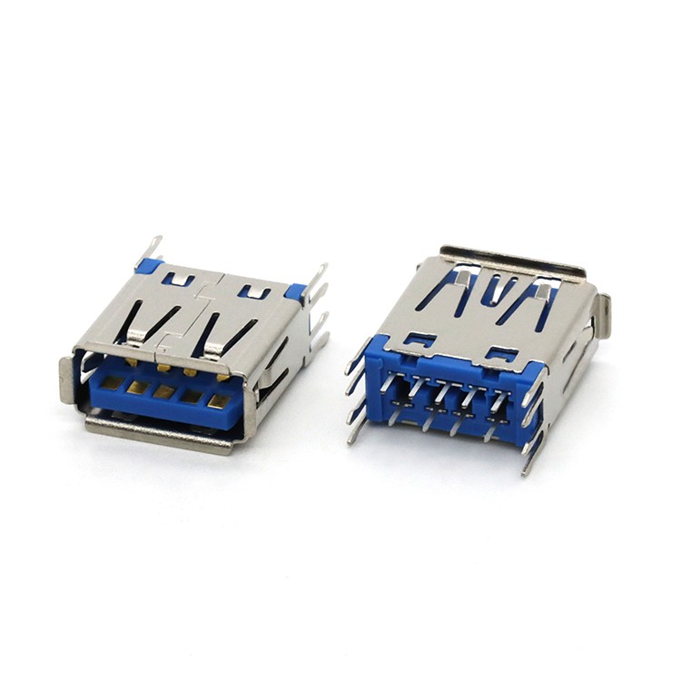 USB 3.0 A Female Connector DIP type 180Degree 