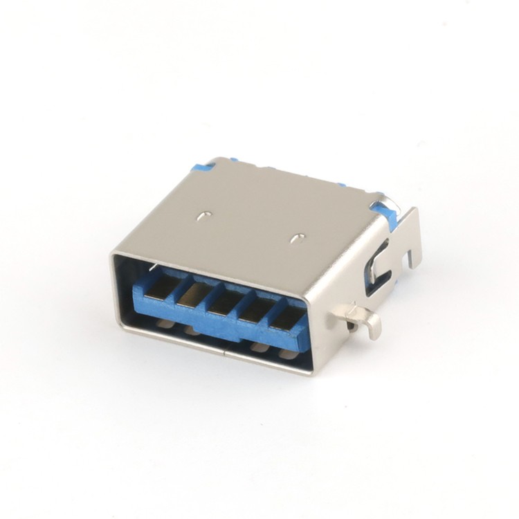 USB 3.0 Connector A Type Female 9P Mid Mount  CH1.05mm USB A Female Connector