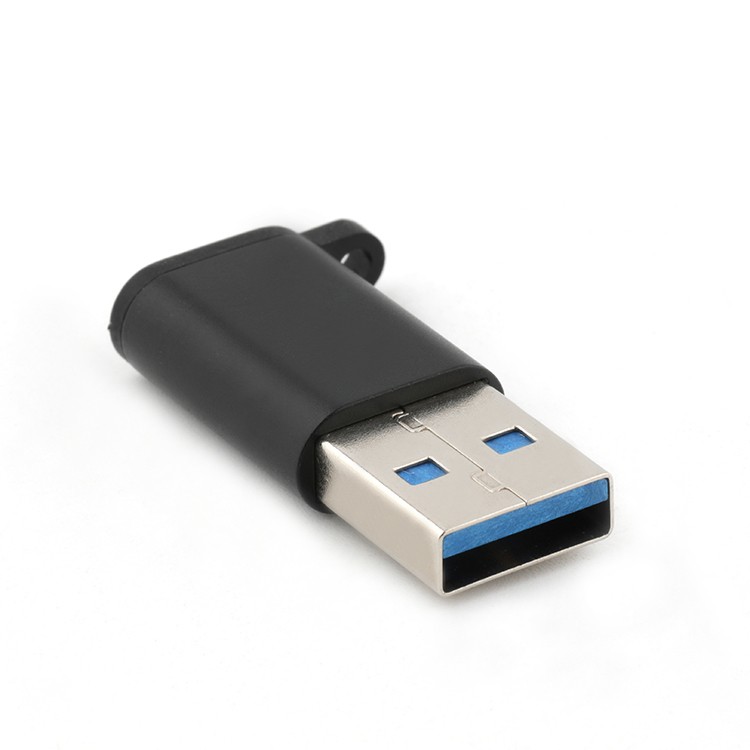 USB 3.0 Type A Male To USB Type C Female Adapter 180 Degree