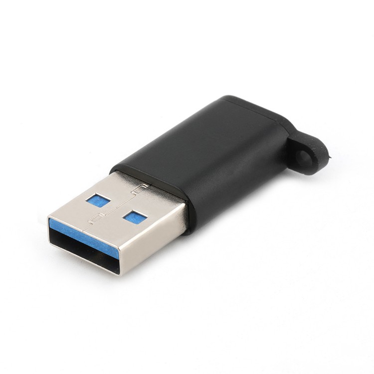 USB 3.0 Type A Male To USB Type C Female Adapter 180 Degree