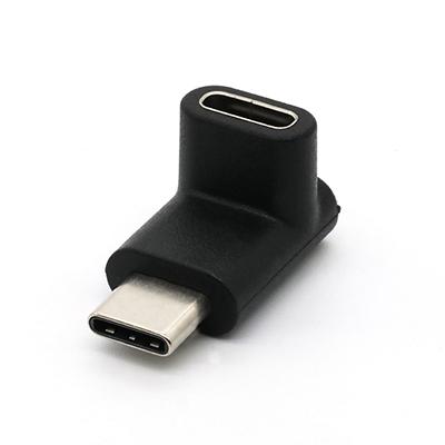 USB 3.1 Type C Male To USB Type C Female Adapter 90 Degree