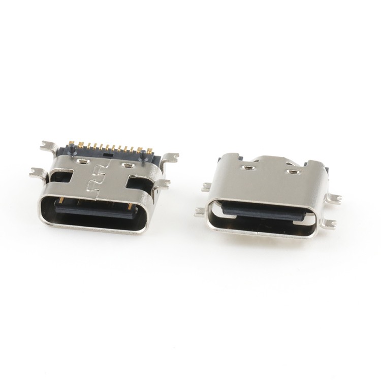 USB C Female Connector Surface Mount USB C Type 16Pin Female Receptacle Connector
