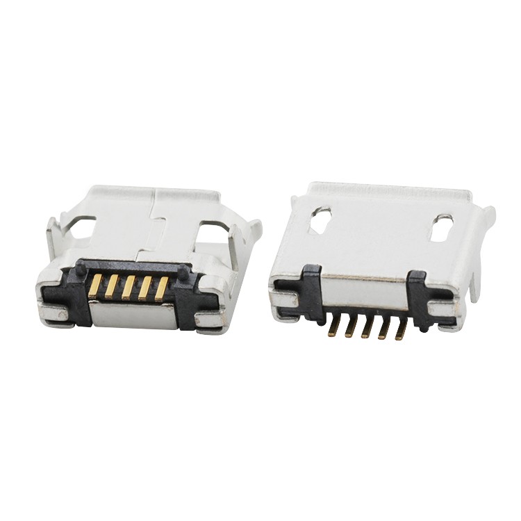 USB Connector 5 Pin B Type Dip Micro USB 2.0 Female Socket Connector