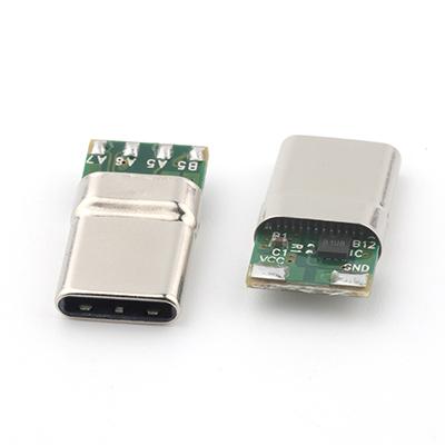 USB Male Connector 24Pin USB Type C Male Plug PCB Connector 