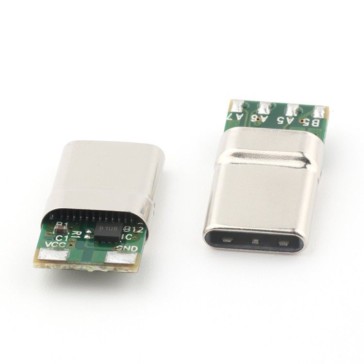 USB Male Connector 24Pin USB Type C Male Plug PCB Connector 