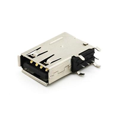 Upright USB 2.0 A Female Connector 