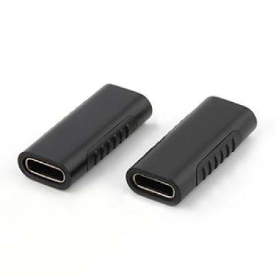 Vertical 180Degree USB Type C Female To USB Type C Female Adapter Converter 