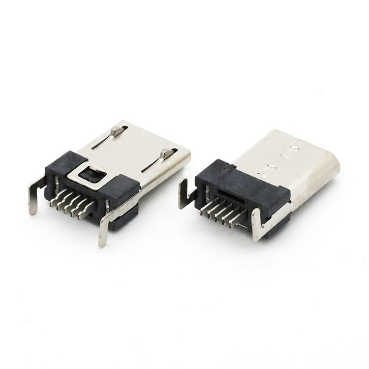 Vertical 5P Surface Mount Micro USB 2.0 Male Connector
