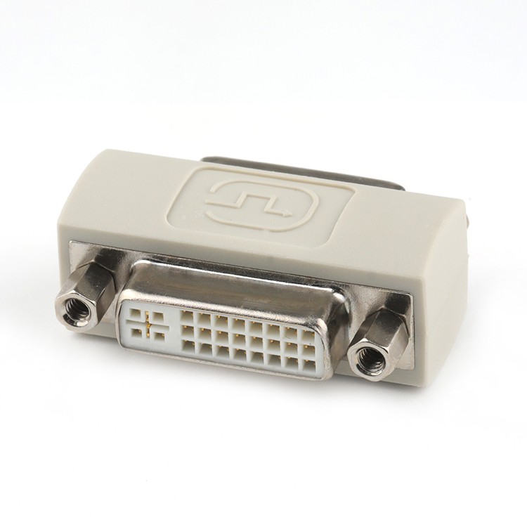 Vertical DVI Female Adapter DVI 24+5 Female To DVI 24+5 Female Adapter with Screw