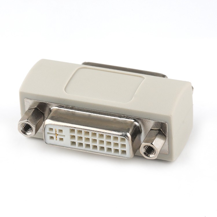 Vertical DVI Female Adapter DVI 24+5 Female To DVI 24+5 Female Adapter with Screw