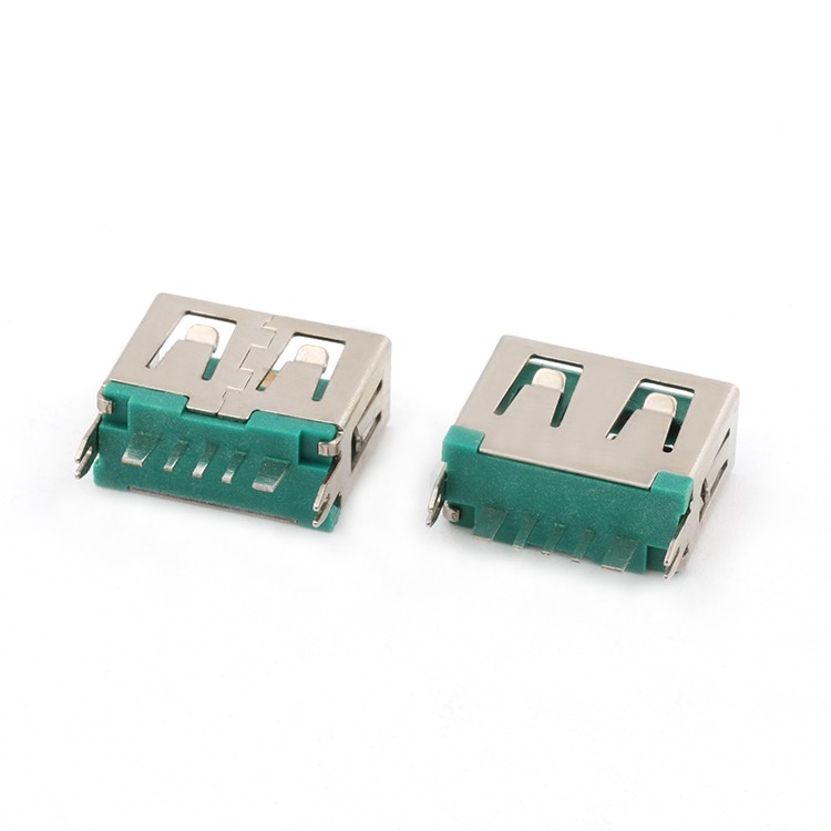 Vertical Dip Type 5Pin USB 2.0 A Type Female Socket Connector