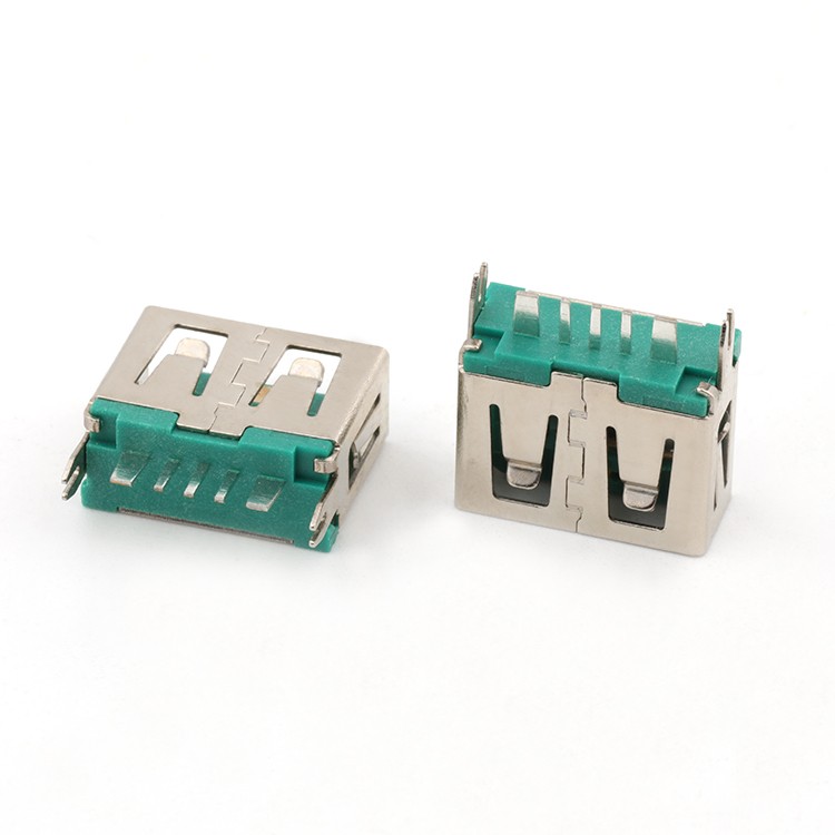Vertical Dip Type 5Pin USB 2.0 A Type Female Socket Connector
