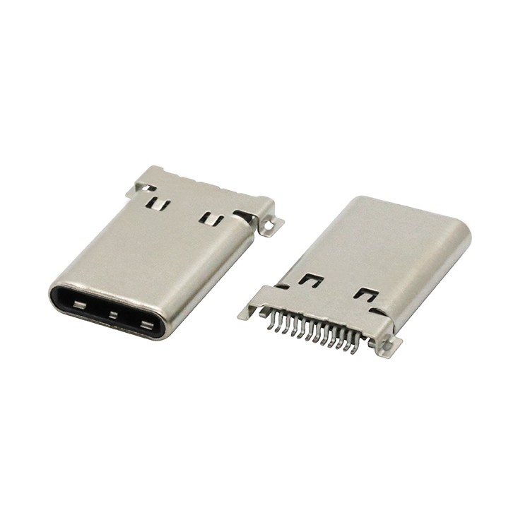 Vertical Dual Row SMT Type 24Pin USB 3.1 Type C Male Plug Connector