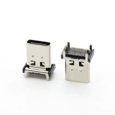 Vertical H=12.0MM 24Pin USB Type C Female Connector
