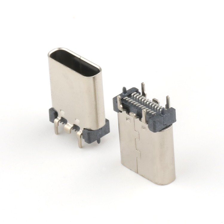 Vertical H9.30mm USB Type-C 24P Female Socket Connector for PCB