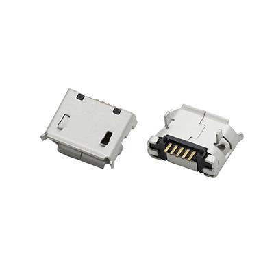 Vertical PCB Mount Micro USB 2.0 Female 5 Pin B Type Charging Port Connector