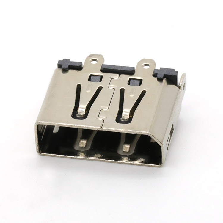 Vertical SMT Type H=13MM,20Pin Display Port Female Receptacle Connector