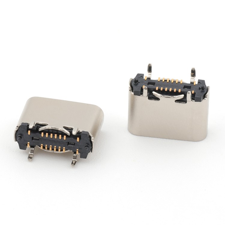 Vertical SMT Type USB 3.1 C 16P Female Socket Connector, H=6.50MM