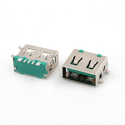 Vertical Top Mount USB 2.0 A Type 5Pin Female Socket Connector