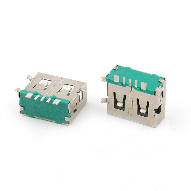 Vertical Top Mount USB 2.0 A Type 5Pin Female Socket Connector