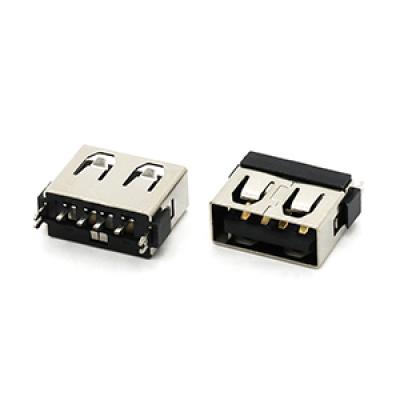 Vertical USB 2.0 A Female Connector 