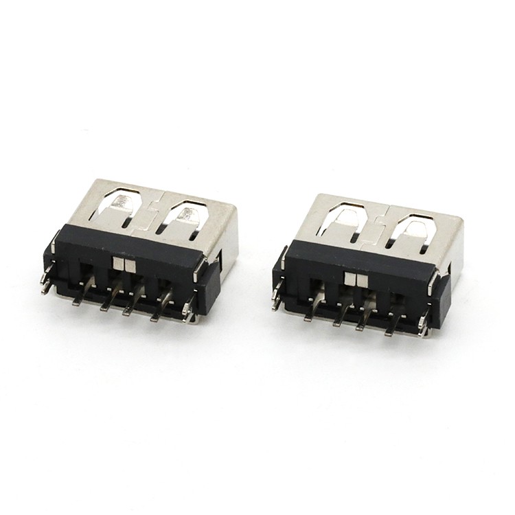 Vertical USB 2.0 A Female Connector 