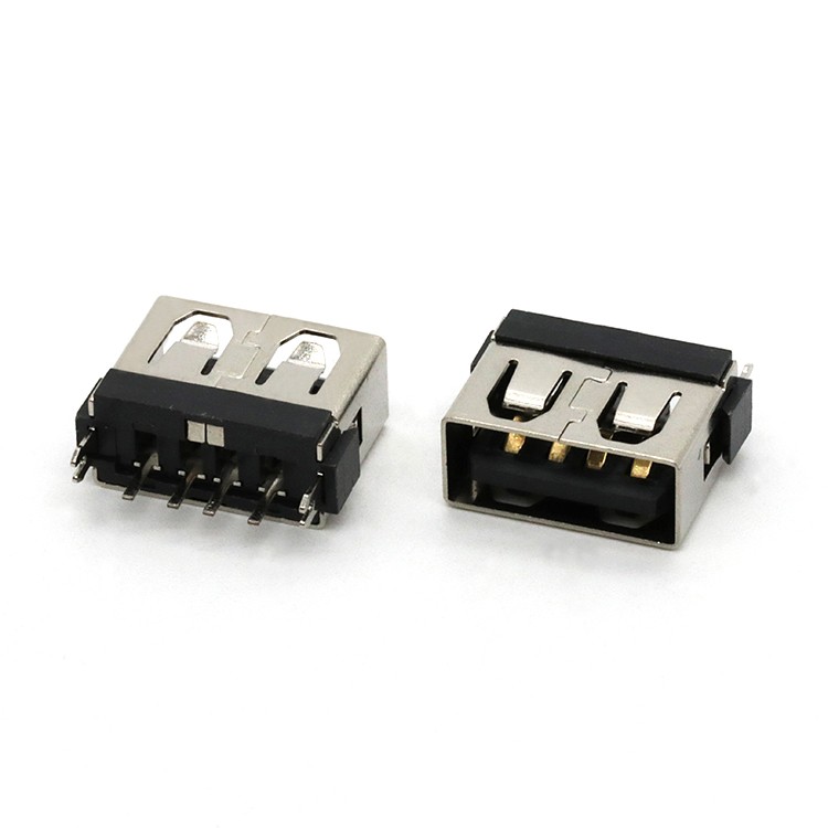 Vertical USB 2.0 A Female Connector 